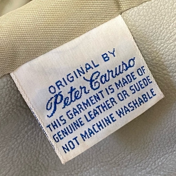 Vintage Fur Trimmed Opera Coat Gray Leather Silver Fox Jacket MobWife Womens S/M - Picture 12 of 13